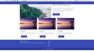 Bootstrap 4 Tutorial [#3] advanced grid, colors, spacing utilities & responsiveness