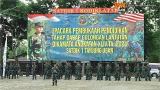 Dansatdik-1 Kodiklatal Buka Pendidikan Tahap Sargolan Dikmata TNI AL Angkatan 44