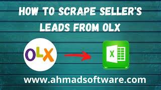 Olx Scraper || Olx Scraping Tool