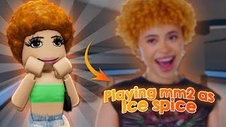 PLAYING MM2 AS ICE SPICE.. [Roblox mm2]
