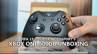 Xbox One 500GB + Fifa 15 + Forza Motorsport 5 Bundle Unboxing EN/CZ/SK