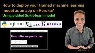 269 - How to deploy your trained machine learning model as a web app on Heroku?