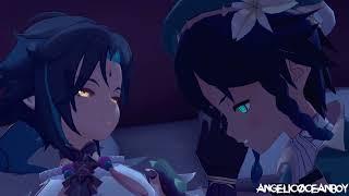 『MMD • GI』How to make Venti go to sleep 『HBD Xiao』『Xiaoven』