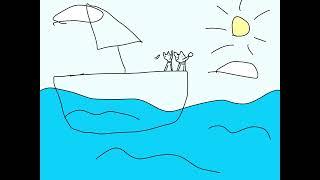 Кошка Любимка плавает на корабле с друзьями. 338 серия