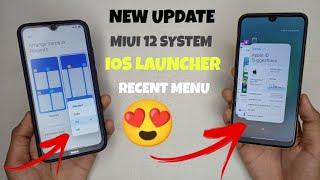 INSTALL MIUI 12 IOS Launcher Any Redmi & Poco Device | MIUI System Launcher Update 