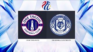 PFL Season 2024 - One Taguig FC vs. DB Garelli United FC
