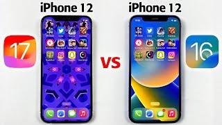 iOS 17 vs iOS 16 SPEED TEST - iPhone 12 iOS 17 vs iOS 16 SPEED TEST - Watch This Before Updating!