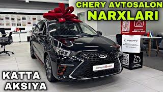 CHERY AVTOSALON NARXLARI 2024. KATTA SKIDKA BOSHLANDI..! Черри автосалон нархлари 2024.