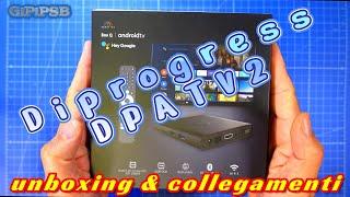 Diprogress DPATV2 - Decoder digitale terrestre DVB-T2 SMART - Unboxing & Collegamenti