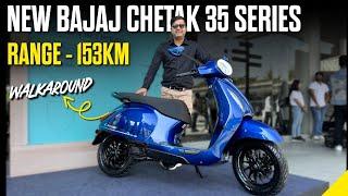 Bajaj Chetak Electric Scooter Walkaround | Next Generation Bajaj Chetak E-Scooter features & Range.