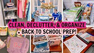 ️CLEAN, DECLUTTER, ORGANIZE & BACK TO SCHOOL PREP | CLEANING MOTIVATION | Amy Darley