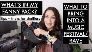 What to bring INTO a music festival/rave  (TIPS + TRICKS)