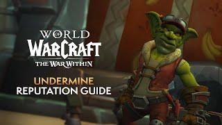 Cartels of Undermine & Goblin Factions Renown/Reputation Guide - Patch 11.1