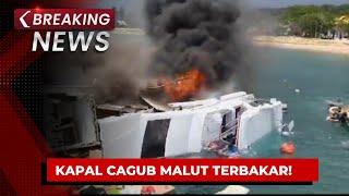 BREAKING NEWS - Kapal Cagub Maluku Utara Terbakar, 5 Orang Tewas