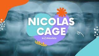 Nicolas Cage in 2 minutes. #peoplein2minutes #nicolascage