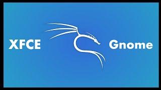 Install Kali Linux vmware virtual machine && change desktop environment from xfce to gnome