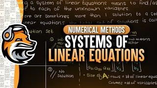 Systems Of Linear Equations | Numerical Methods