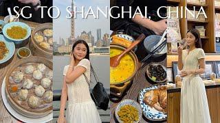 SG TO SHANGHAI, CHINA: first time in china, coffee cafe & bars, exploring the city, 飛去上海,四天三夜 [VLOG]