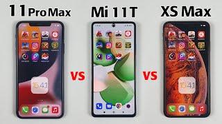 iPhone 11 Pro Max vs Mi 11T vs iPhone XS Max SPEED TEST in 2022!