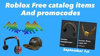 ALL FREE ROBLOX CATALOG ITEMS! (100+ Free Items) September 2022