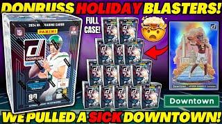 *SICK DOWNTOWN PULL! FULL CASE OF 2024 DONRUSS HOLIDAY FOOTBALL BLASTER BOXES!