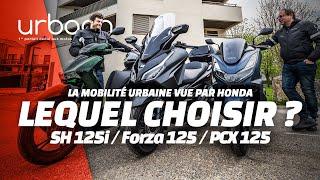 Scooter Honda Forza / PCX / SHi 125 : Lequel choisir ? - 2024 - urbaanews