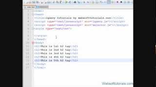 jquery tutorials for beginners - 15 - jquery not selector