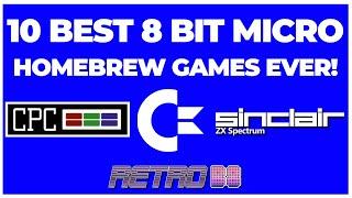 The 10 Best 8 bit Homebrew Games Ever C64 ZX Spectrum Amstrad