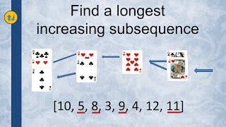 Longest Increasing Subsequence O(n log n) dynamic programming Java source code