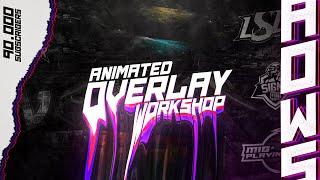 90k special Animated Overlay Workshop | Free Animated overlays | Thanks for #90k