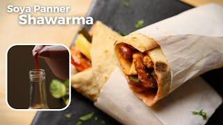 Soya Paneer Shawarma | Veg Shawarma Recipe | Soya Paneer Roll | Food Breaker
