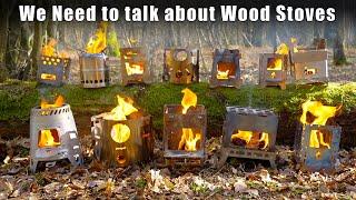 Wood Burning Camp Stoves Compared - My Collection