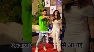 #arbaazkhan With #shurakhan & #raveenatandon At Patna Shukla Success party ️ #viral #shorts