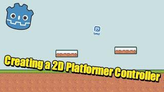 How to create a Simple 2D Player controller in Godot 4!