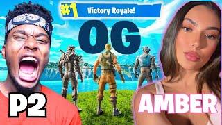 P2istheName & Amber PLAY DUOS IN OG FORTNITE FOR THE FIRST TIME!