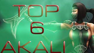 League Of Legends The Best 6 Pentakill Ofs Akali