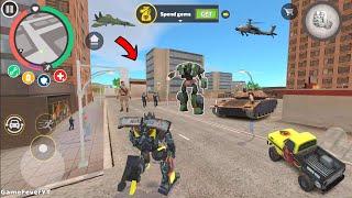 Rope Hero: Vice Town (Transformer Truck Fight Army Tanks) Zic Zack Truck - Android Gameplay HD