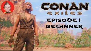 Conan Exiles 2020: 1 Beginner's Guide - Our First Hour in the Exiled Lands (PS4)