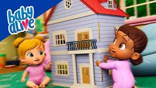 Baby Alive Official  Babies Play With Dolls House Playset  Kids Videos 