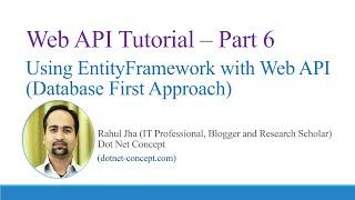 Web API Tutorial C# [Part 6] - Using Entity Framework with Web API [Database First Approach]