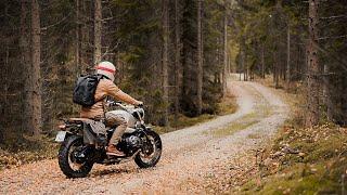 BMW R NineT Scrambler | Forest Exploration | Nature ASMR