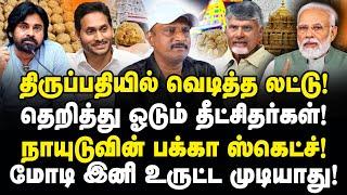 திருப்பதியில் வெடித்த லட்டு! | நாயுடுவின் பக்கா ஸ்கெட்ச்! | மோடி இனி உருட்ட முடியாது! | Umapathy |