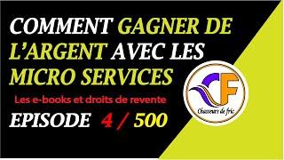 comment gagner l'argent en ligne les tips 5euro  les ebooks avec droit de revente