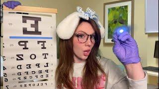 ASMR Full Eye Exam With Hello Kitty Girl (Doctor roleplay)