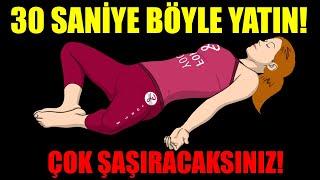 YATAĞA YATTIĞINDA 30 SANİYE BÖYLE DUR! NELER OLDUĞUNA ŞAŞIRACAKSIN!