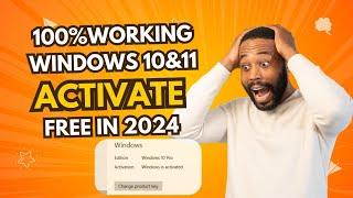 How to Activate Windows 10&11 for Free in 2024 | Quick & Easy Method