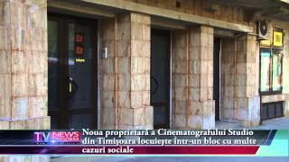 Noua proprietară a Cinematografului Studio din Timişoara locuieşte într un bloc cu multe cazuri soci