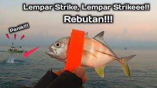 NYAMPE SPOT AIR MENDIDIH!! LEMPAR LANGSUNG STRIKE! I Ultralight Fishing Bali Indonesia