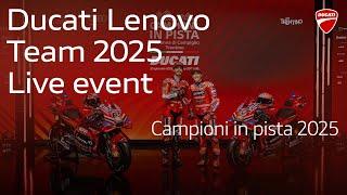 LIVE ITA Campioni in Pista 2025 | Ducati Lenovo Team MotoGP unveil from Madonna di Campiglio