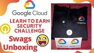 Google Cloud Learn To Earn Cloud Security Challenge Swags Unboxing  | #GoogleCloud #Qwiklabs #Swags